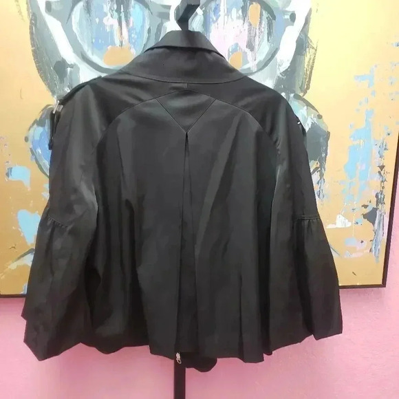 Vintage Cache Nylon Puffy Sleeve High Neck Jacket - Picture 2 of 9